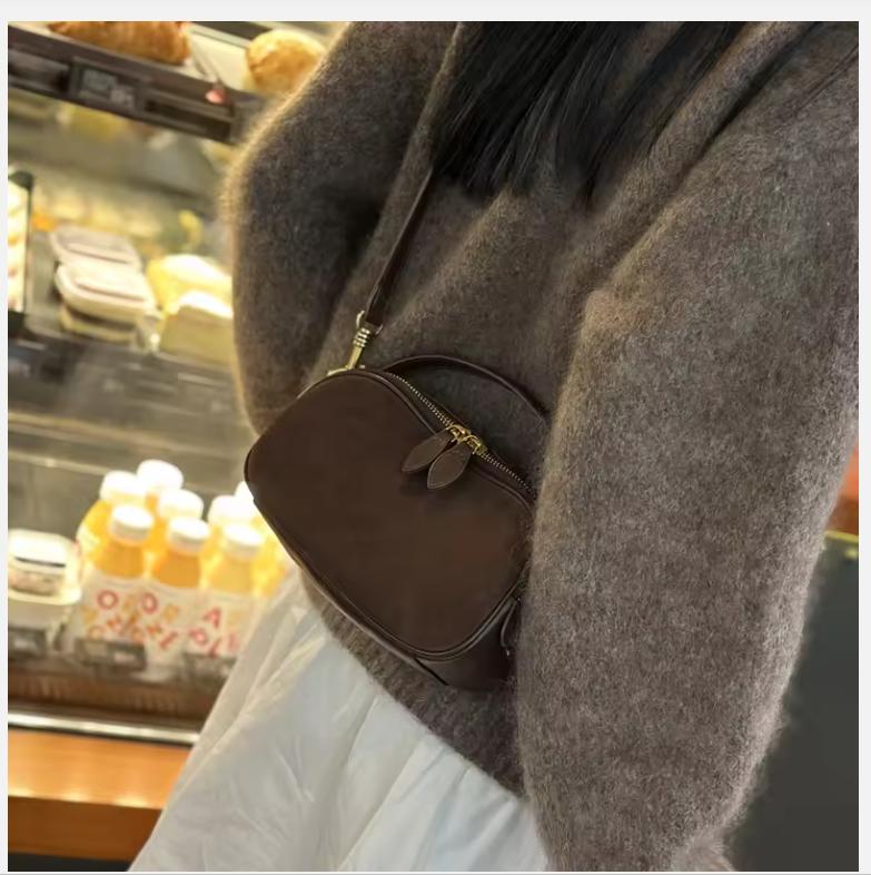 Woman Cowhide Genuine Leather Shoulder Bag Ladies High Quality Leather Handbag Female Fashion Luxury Design Crossbody Bag Women