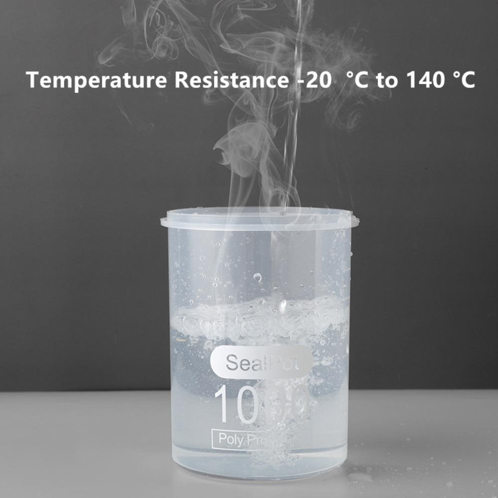 Moisture Proof Transparent  Food Sealed Jars PP Plastic Food Airtight Jar  Flour