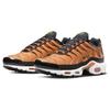 Nike Air Max Plus Safety Orange Black Men Sneakers White University-Gold DM0032-800