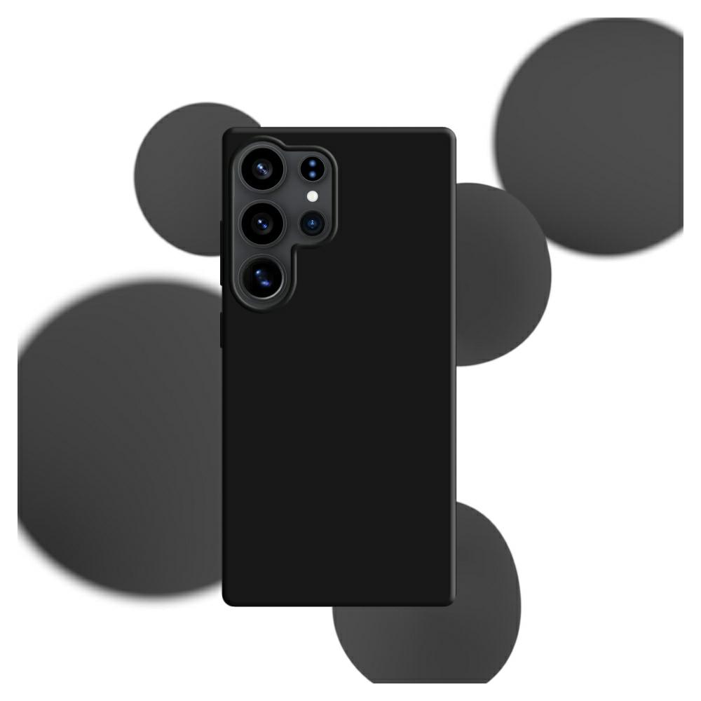 Etui 3Mk Silicone Case Do Galaxy S25 Ultra, Czarne