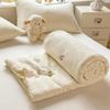 Modern Minimalist Soy Fiber Quilt - Pure Cotton, Washable, Wrinkle-Resistant Summer Blanket