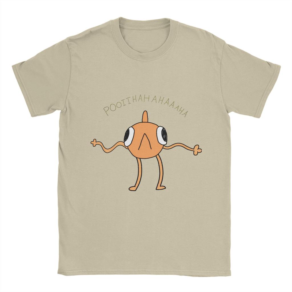 Lustiges Fisch-T-Shirt „Le Poisson Steve“ aus Baumwolle für Herren, Strand-T-Shirt, Rundhalsausschnitt, Hippie-T-Shirt, individuelle Logo-Kleidung
