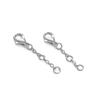 Sturdy Brass Adjustable Chain Portable Keychain with Lobster Clasp Fashion Accessory for Tent and Luggage Daily Use