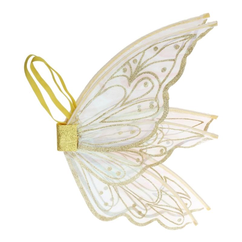 Princess Fairy Butterflies Angel Wing for Kids Girls Party Fancy Wand Carnival Costume for Halloween Cosplay