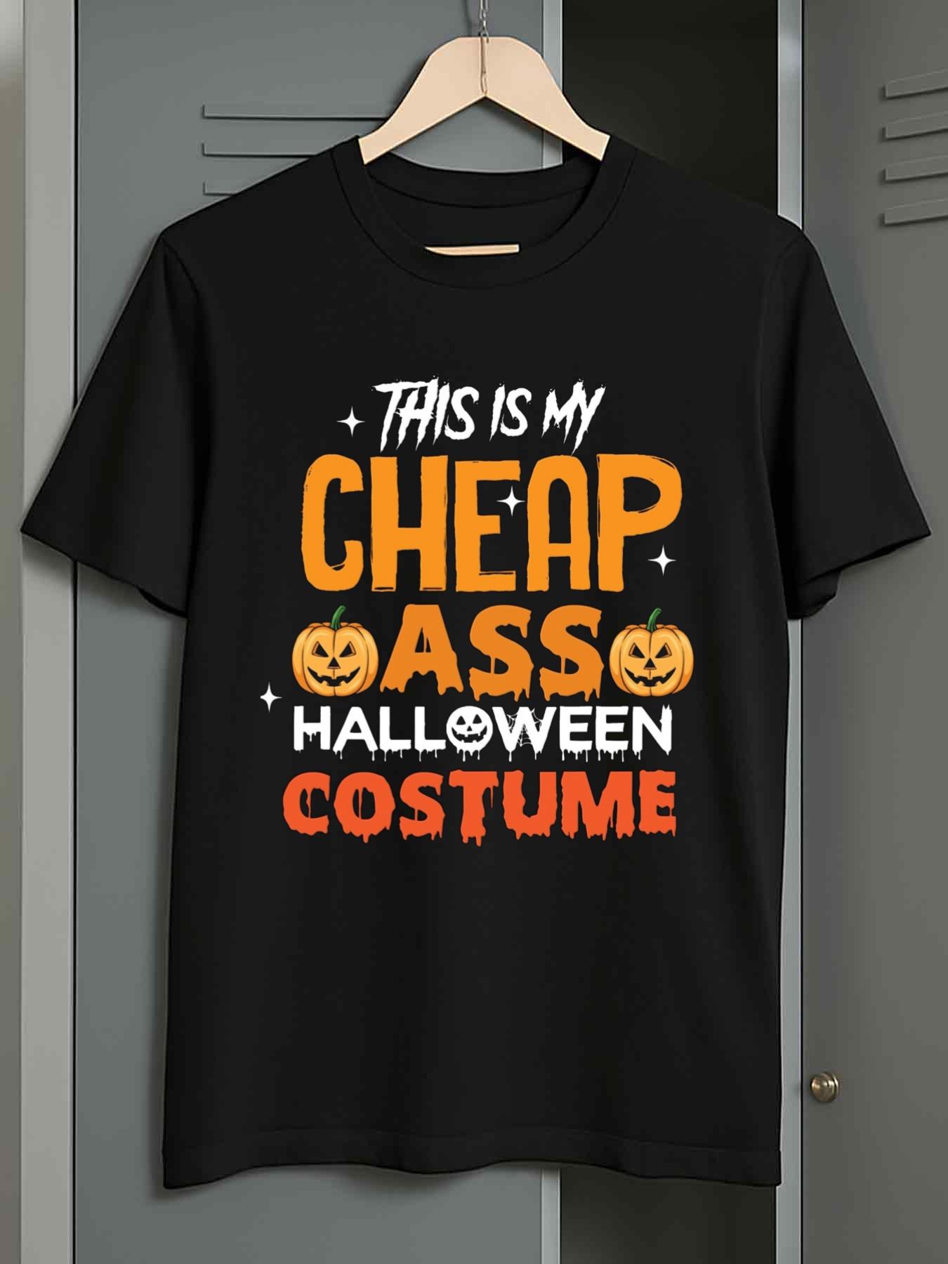 Men s Product Y2K 1pc Halloween Shirtsplain 100 Black L
