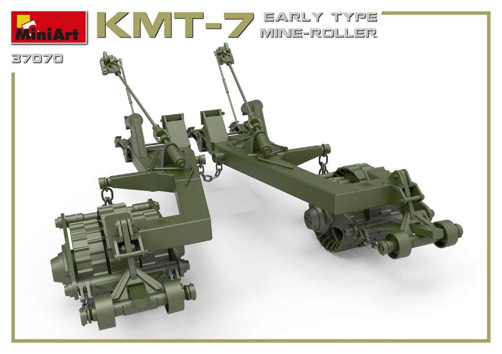 MiniArt Scale Early Model Mine Roller Plastic Model Kit MA37070 1/35 KMT-7