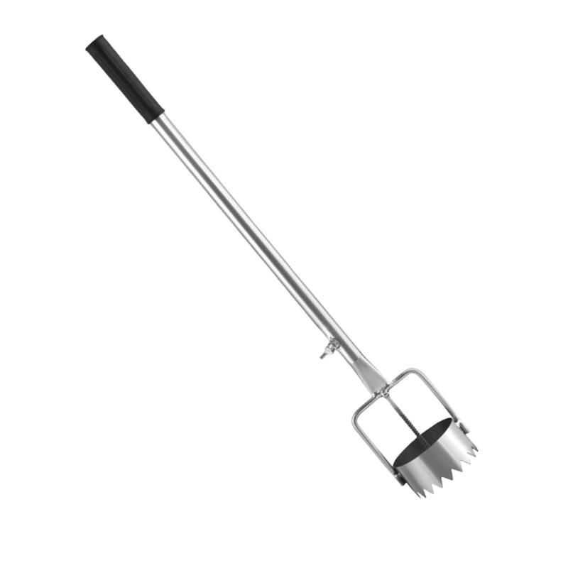 Fém lyukasztó zöldségültetéshez és átültetéshez mezőgazdasági fóliához műanyag fóliák lyukasztó kertészeti szerszám