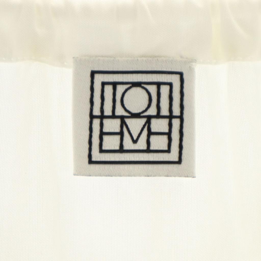 Toteme French Sleeve Drape One Piece 32 White Women Used