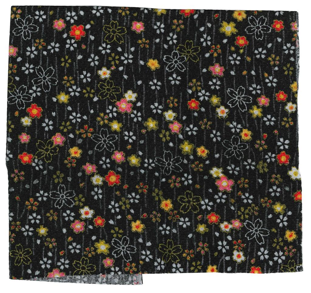 INAZUMA Kyoto 23cm x 1 Craft Supplies Chirimen, Patterned, Gold, Approx. 33cm, Sakura, Sheet, C165-CG,