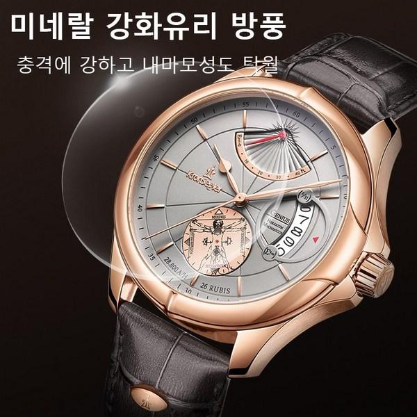 Мужские ультратонкие кварцевые наручные часы с календарем швейцарского бренда — фото 4