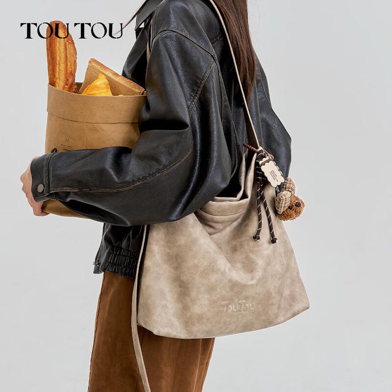 Toutou Retro Hund Tote & Beuteltasche
