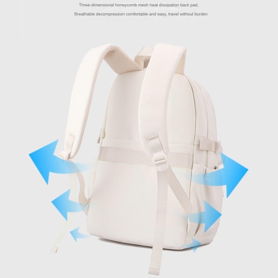 Einfacher Rucksack im koreanischen Stil für Herren und Damen, lässig, für Schülerinnen und Schüler