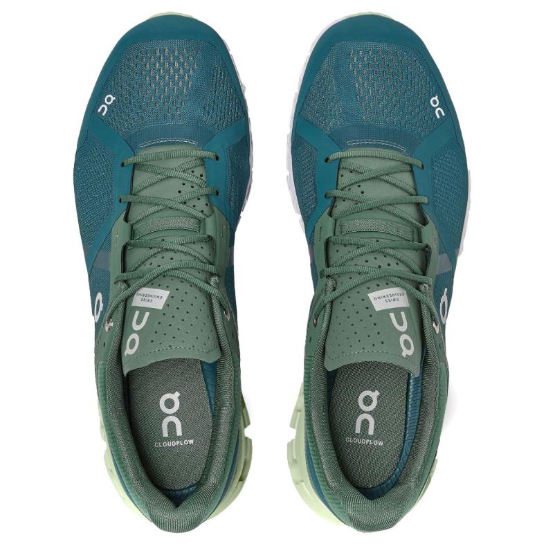 New On Cloudflow Anti Slip Wear Resistant Low Top Casual Running Shoes Men's Blue 25.99637