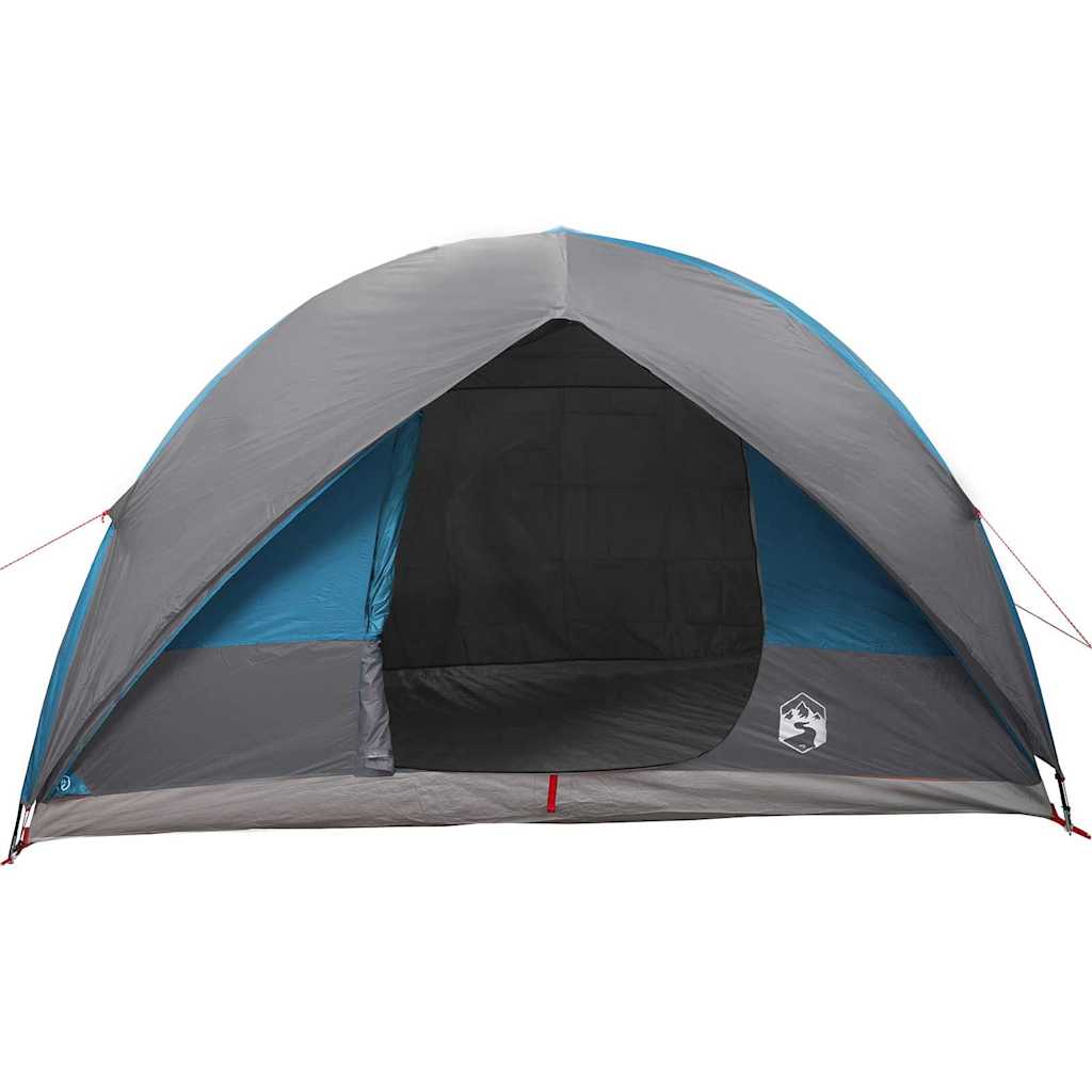 Tunnel Tent with Roof and Storage Blue 500 x 348 x 200 cm Taffeta