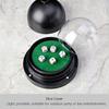 KTV Pub Bar Transparent Plastic Cover Automatic Dice Roller Cup Anti Trap Black