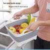 Multifunctional Foldable Basin: Storage, Washing, and Soaking