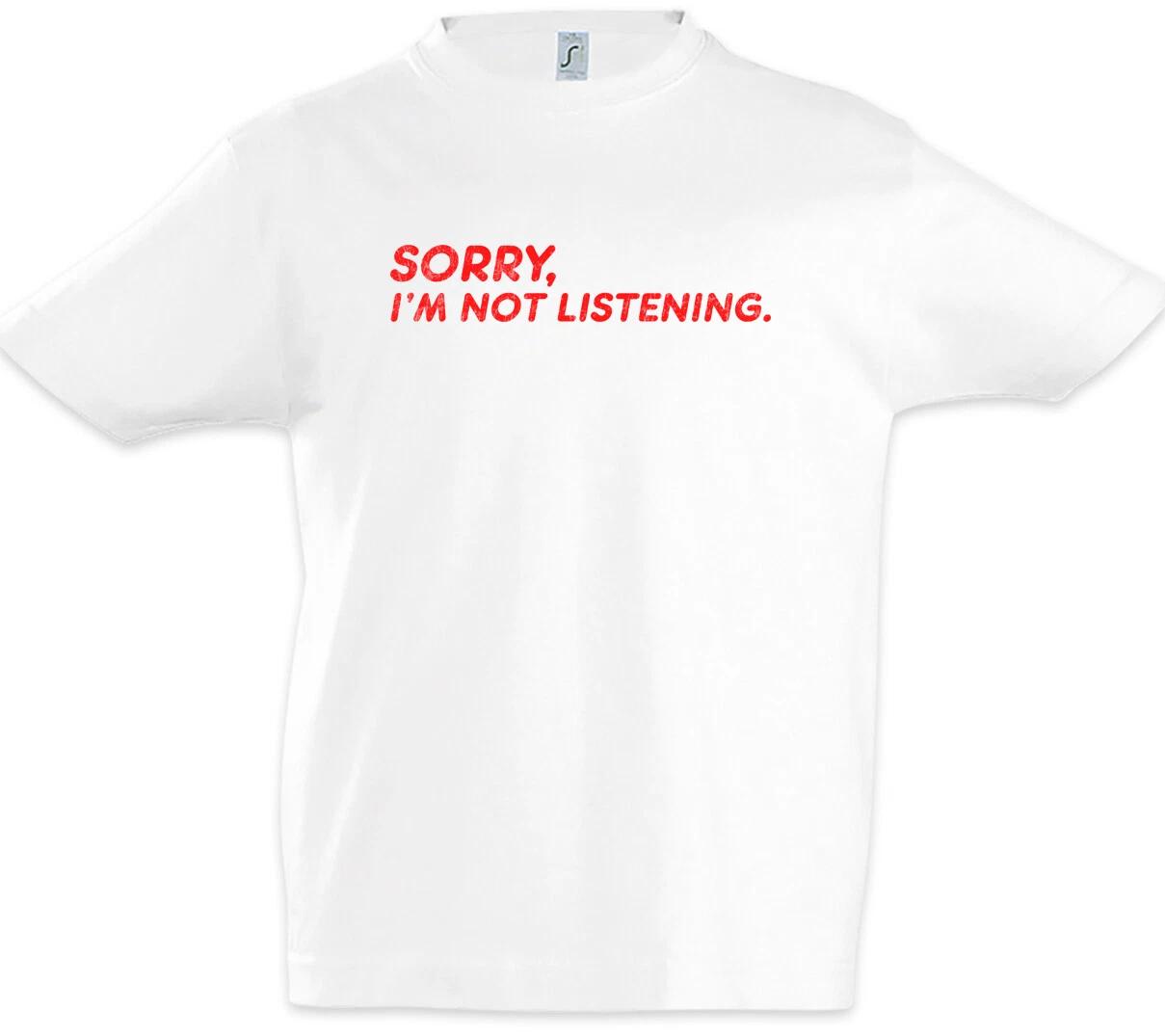 Sorry I m Not Listening Kids Boys kids boys T-Shirt Fun Nerd Admin Computer Scientist Gamer 150