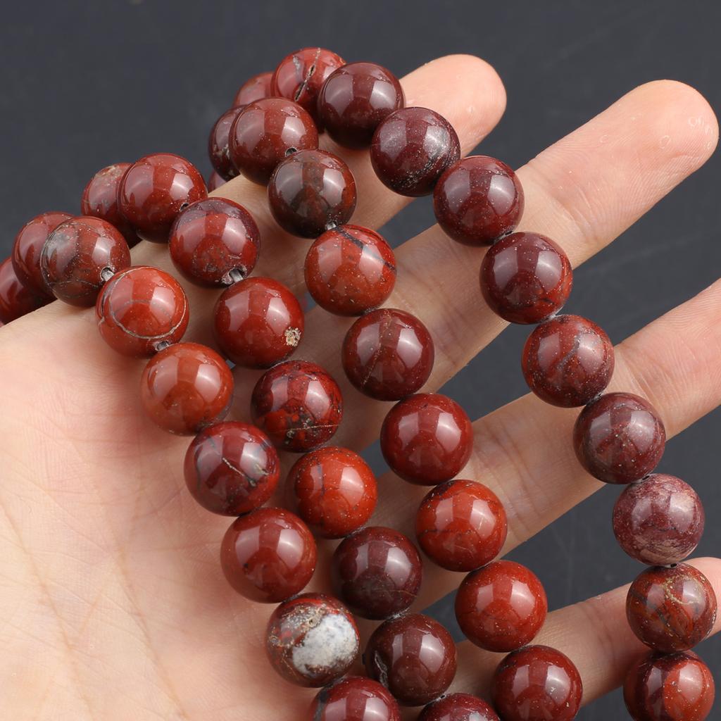 Carthamu Isoaltion Beads Natural Stone Carthamus Round Beads For Jewelry Making DIY Necklace Earrings Bracelet Accessory