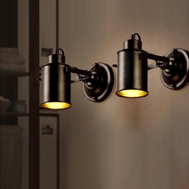 Buy Retro Spotlight Wall Lamp Metal Loft Decorative Adjustable Wall