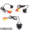 Car Universal High-definition Reversing Camera CVBS/NTSC/CCD/ Straw Hat Interface Night Vision Reversing Trajectory Line