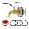 Oil Water Faucet Brass Drum Tap 15mm Outlet Diameter Smooth Controlled Flow Industrial Dispensing Solution For Oil Transfer