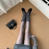 Gray Stockings Children Diamond Slightly Transparent Pantyhose Sexy Thin Black Silk Anti-Hook Silk Fashion High-End Leggings