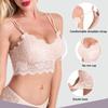 Panegy Night Sports Comfortable No No Beautiful Thin Shoulder High Lace Tube Set Women's Bra, Bra, Underwear, Lightweight, Breathable, Constriction,