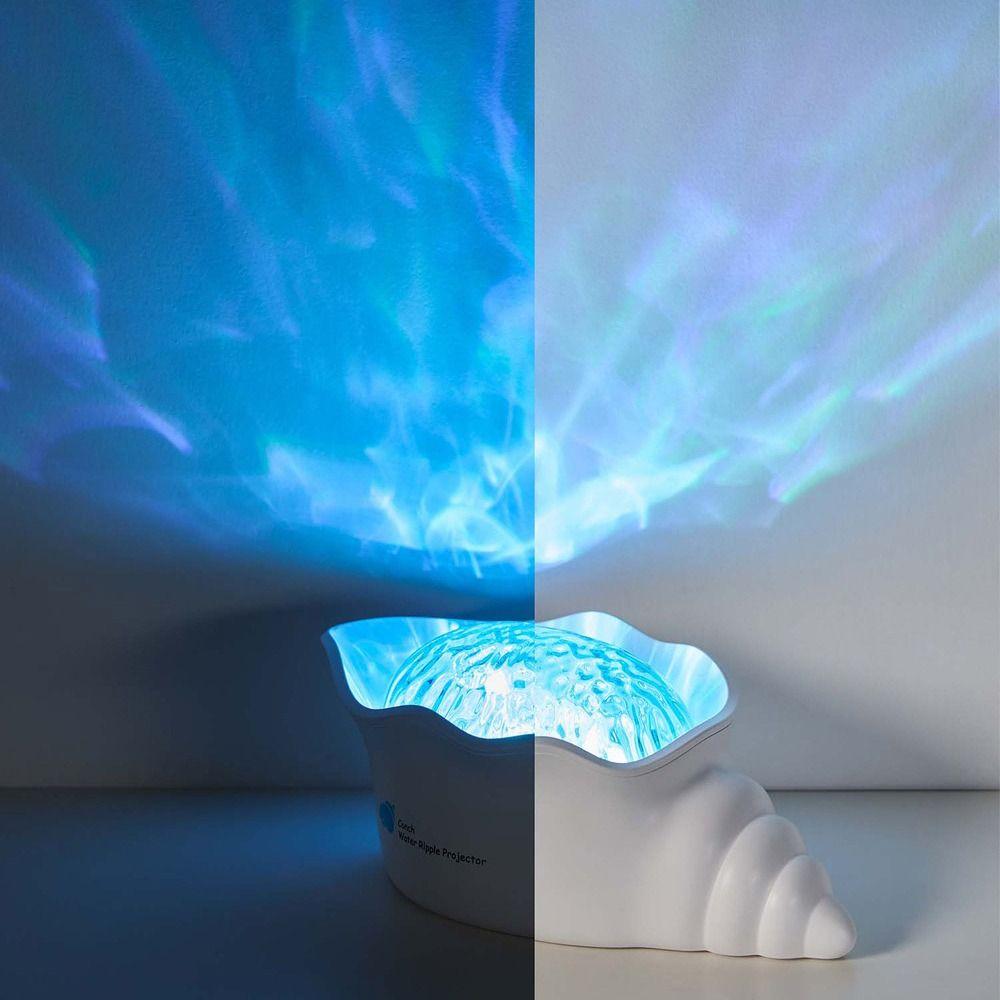 Weißes Rauschen Wasserwellen Projektor Nachttischlampe Meereswellen Lampe Neue Ozean Projektionslampe