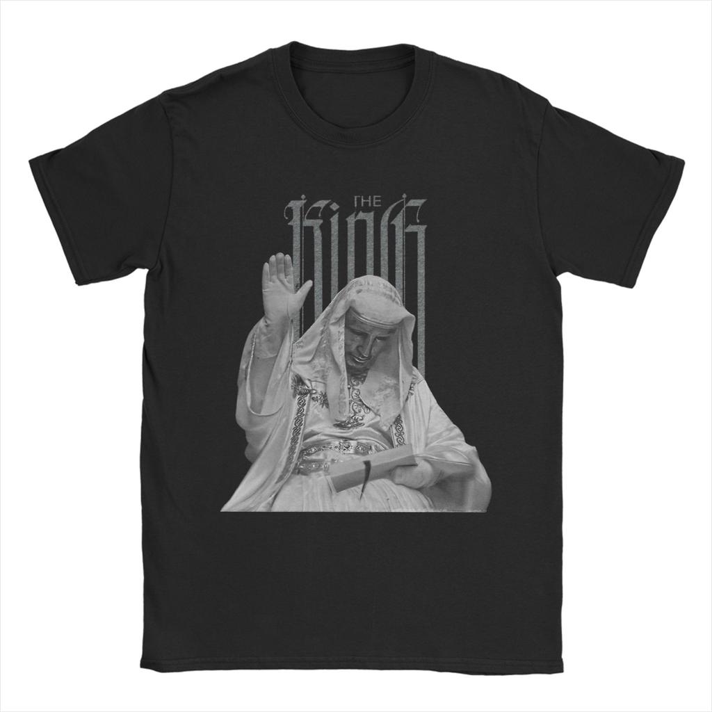 The Lepre King Baldwin IV T Shirt for Men 100 Cotton Novelty TShirts Crew Neck  Tees Short Sleeve Tops Adult