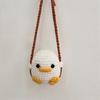 Handmade Knitted Hanging Decor Duck Chick Car Decoration Mini Knitting Ornament  Birthday Gift