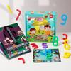 Wooden Children's Educational Number Decryption Game for Parent-Child Interaction