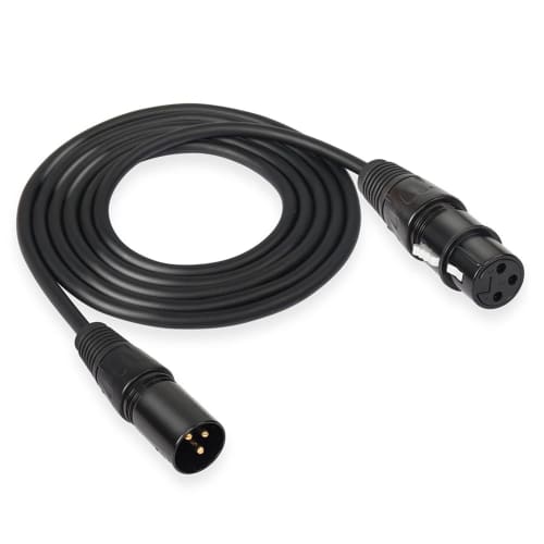 Canon Line 3-Pin XLR Male to Female Microphone Cable, DMX Cable Patch Cord, Oxygen-Free Copper, 3M, for Microphone Recording, Professional Recording,
