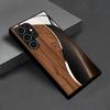 Simple Brown Textured Glass Phone Case Suitable for Samsung Galaxy S26 S25 S24 S23 S22 S20 FE/Ultra/Plus Anti Drop Back Cover