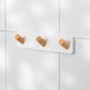 Solid Wood No-Drill Entryway Coat Rack