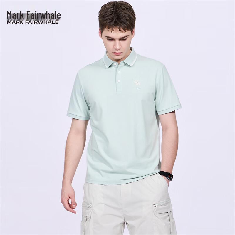 Mark Fairwhale Men s Pet Pattern Lapel Short Sleeve Polo Shirt XL