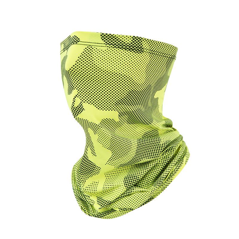 Sommer-Rad-Camouflage-Gamasche: Schnelltrocknendes, atmungsaktives Eis-Seiden-Stirnband für Sonnenschutz