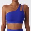 Oblique Shoulder Bubble Wrap Yoga Bra Cloud Sense Beauty Back Exercise Underwear Asymmetrical Shoulder Strap Running Workout Vest Tops