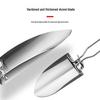 Folding Stainless Steel Garden Shovel for Worms, Mud, and Sand
