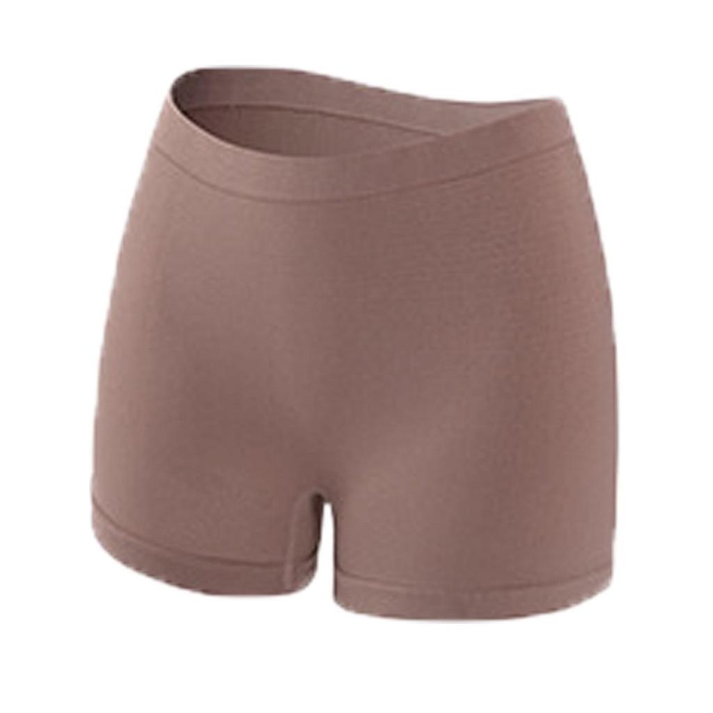 Seamless Mid-Waist Boxer Briefs: Super Comfortable, Solid Color, Sports Essential