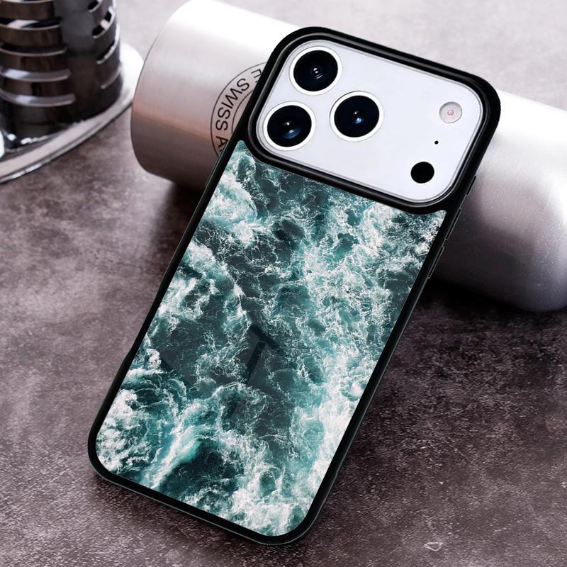 Blue Sea Ocean Waves Phone Case For iPhone 17 16 15 14 13 12 11 Pro Max Plus 17Air Soft Silicone Cover