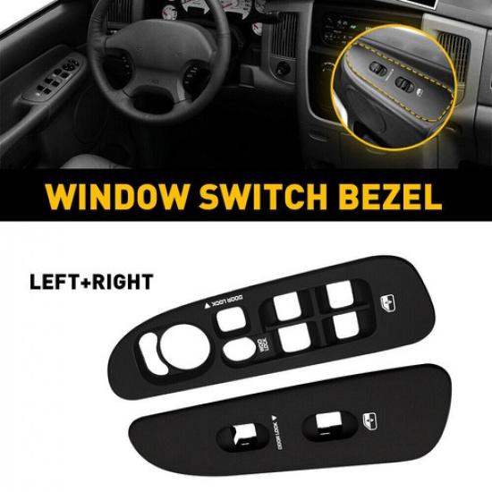 For 02-2010 Dodge Ram 1500 2500 3500 Door Window Switch Trim Bezel Master Cover