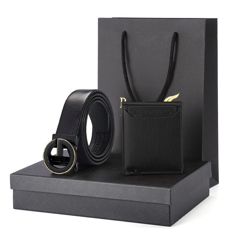 

Четыре сезона в наличии новый мужской ремень с автоматической пряжкой поясной ремень головной слой коровья кожа бизнес коровья кожа брюки с деловыми подарками для мужчин 110~130cm