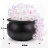 Halloween DIY Bubbling Cauldron Black Plastic Bowl Home Kitchen Room Party Table Decorations Indoor Gifts Spooky Vintage Decor