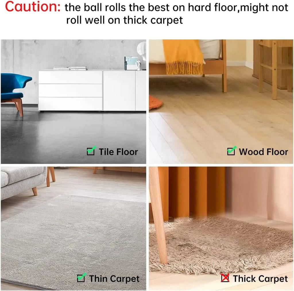 New Smart Cat Toys Electric Cat Ball Automatic Rolling Ball Cat Interactive Toys Training Self-moving Kitten Toys for Indoor Pla