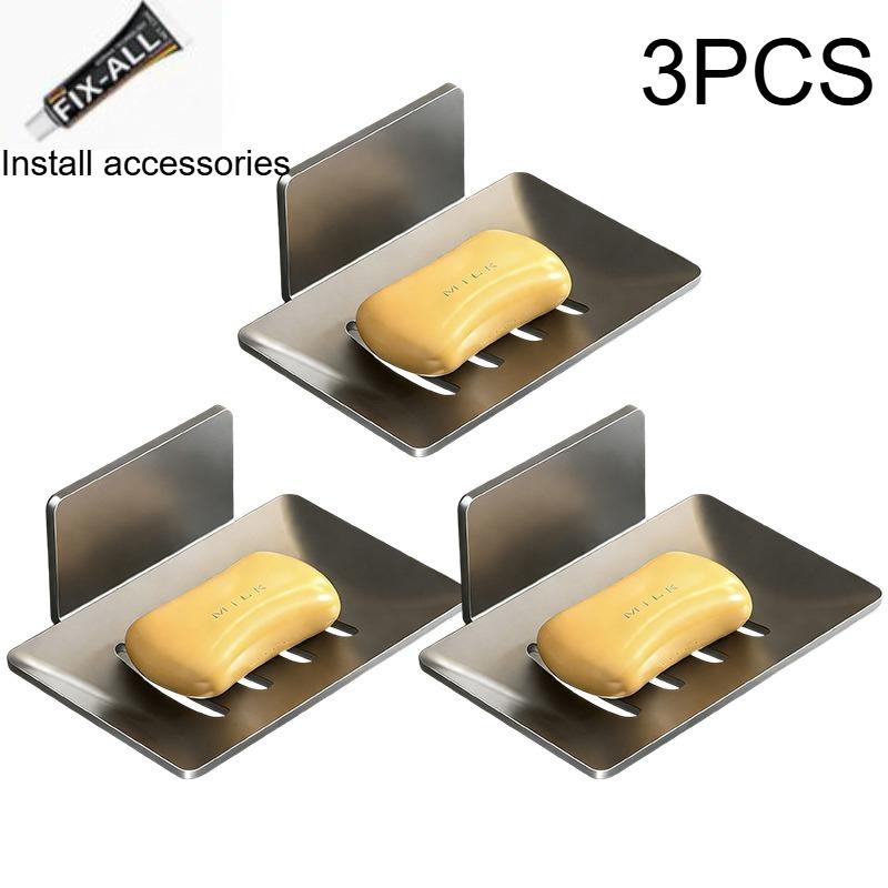 Drain and Moisture-proof Soap Rack Nail Free Installation Bathroom and Kitchen Universal Soap Storage Rack Bathroom Accessories