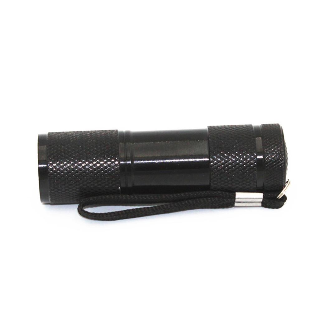 Handheld 9W UV Resin Curing Lamp Light 9 LED 395nm UV Blacklight Flashlights Practical Jewelry Making Tool