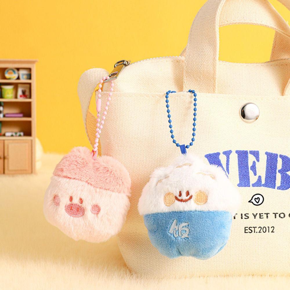 Jewelry Good Food Stuffed Doll PP Cotton Backpack Plush Pendant Female Lady Girl