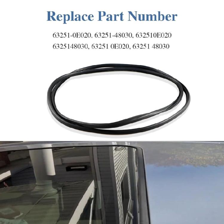 Replacement Seal Strips Automotive Accessories Easy Installation Sunroof Weatherstrip Seal Gasket for 2005-2017