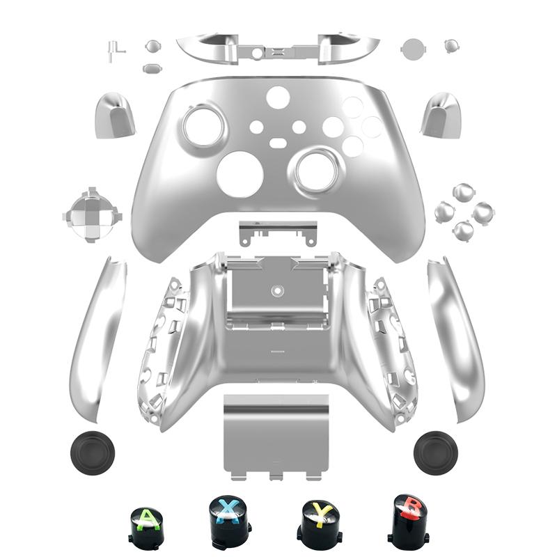 Pink Replacement Housing Shell Case For Xbox One S Controller - Full Set With Buttons & Bumper