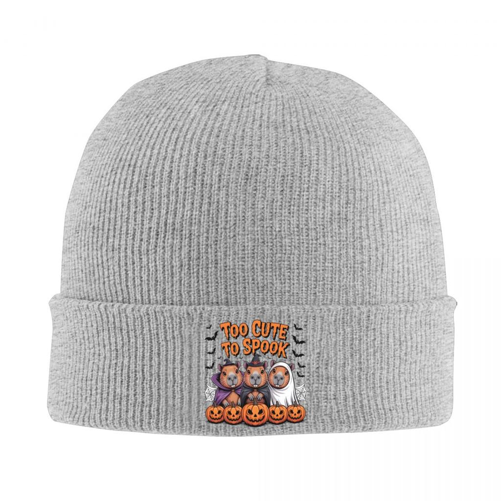 Capybara Halloween Warm Knitted Cap Winter Knit Bonnet Hat Skullies Beanies Hip Hop Caps for Unisex